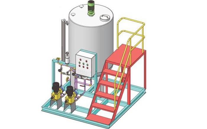 缓蚀剂(阻垢剂)加药装置(图1)